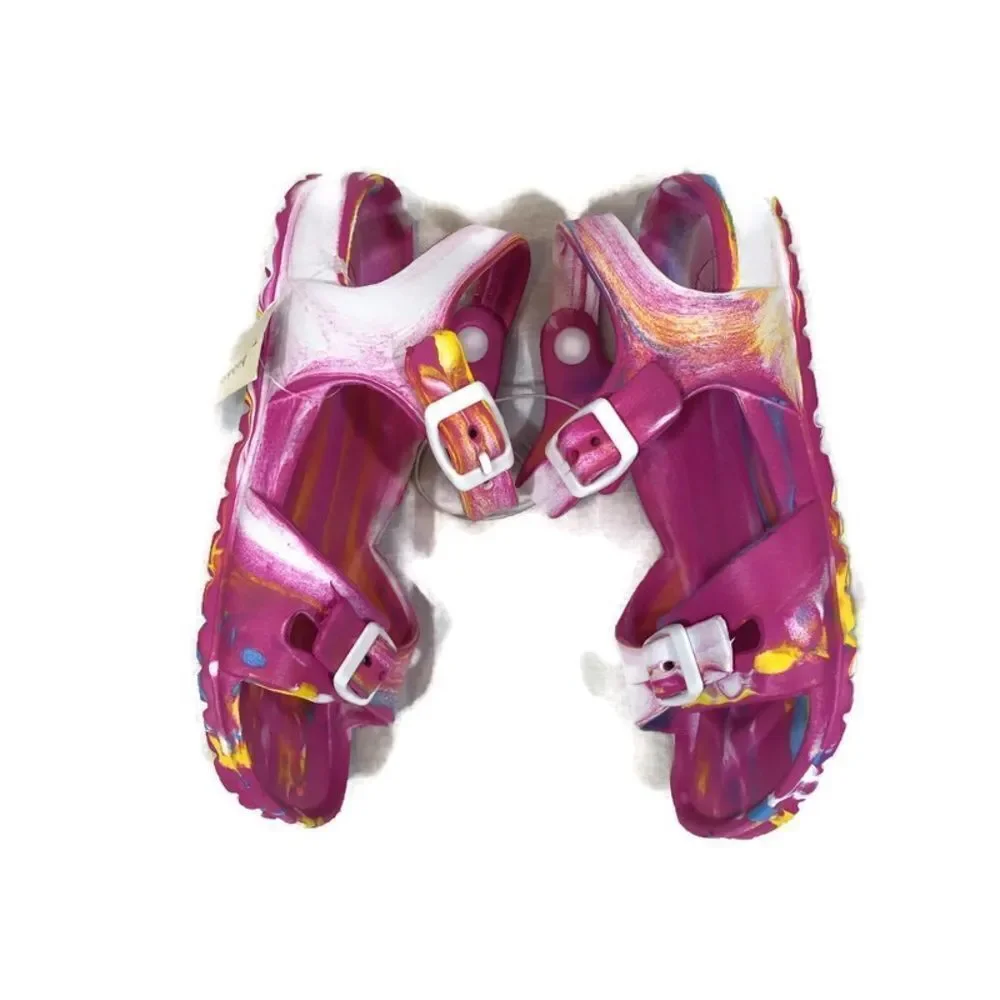 Brand new Bobbie‎ Brooks Color Swirls Sandals 2-3